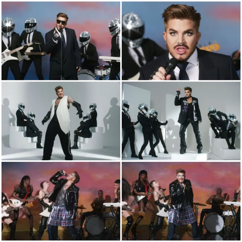 Adam Lambert gives Bonnie Tyler's "Holding Out for a Hero" a glam rock makeover. 