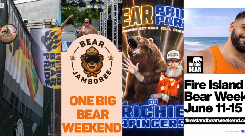 Bear nights and parties in your city this month!